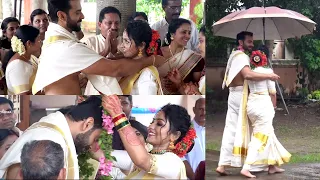 Hemanth Menon Marriage | Hemanth Menon Wedding with Nileena at Temple