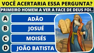 QUIZ BÍBLICO COM 20 PERGUNTAS FÁCEIS E DIFÍCEIS SOBRE A BÍBLIA SAGRADA