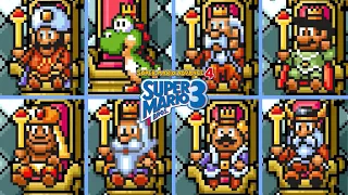 SUPER MARIO ADVANCE 4 - All Airships (e-Reader Levels Included)