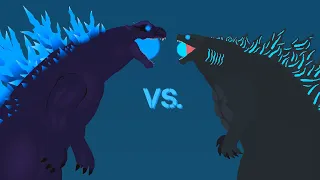 Miraculous MonsterVerse Godzilla vs. Composite Godzilla || Stick Nodes Pro Animation