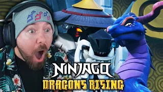 DRAGON MASTERS?! RISING DRAGON?!?! Ninjago Dragons Rising Season 2 Episode 4 REACTION