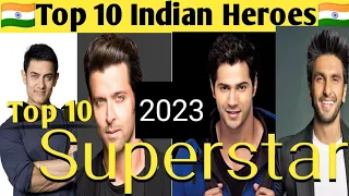 Top 10 Indian Heroes 2023 | Allu Arjun, Yash, Mahesh Babu, Vijay, Prabhas, Ram Charan, NTR