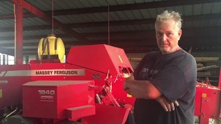 Massey Ferguson MF-1840 + MF-1839 Small Square Baler Walk-Around