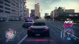 Police Chase Streak #5 / Aston Martin DB11 Volante/ Daytime / Rear View Cam - Need for Speed™ Heatᴴᴰ