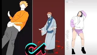 Anime characters dancing compilation | tiktok compilation | 2021