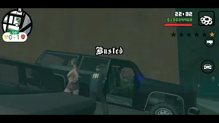 GTA San Andreas Busted 1 Star FBI