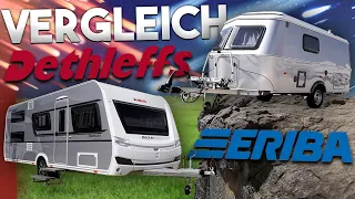 ERIBA VS DETHLEFFS 🔥 | Was unterscheidet die Wohnwagen der Marken? | Preise, Designs, Vielfalt uvm.