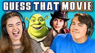 TEENS GUESS THAT MOVIE CHALLENGE (REACT)