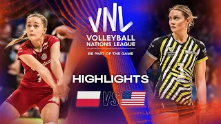 🇵🇱 POLAND vs. 🇺🇸 USA - Highlights Final  Women's VNL 2023