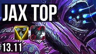 JAX vs ILLAOI (TOP) | 6/1/1, 400+ games, Dominating | KR Master | 13.11