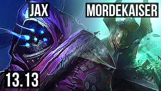 JAX vs MORDEKAISER (TOP) | 9/2/5, 400+ games | KR Master | 13.13