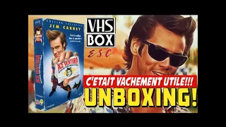 ACE VENTURA ★ VACHEMENT UTILE!!! UNBOXING VHS/BOX COLLECTOR BLU-RAY + 🧐 POINT COLLECTION VHS ESC!