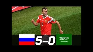 Russia v Saudi Arabia ● 5-0 ● All Goals and Highlights ● 14.06.18 ●HD