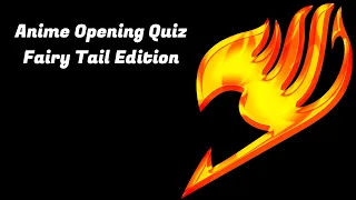 Anime Opening Quiz : Edition Fairy Tail