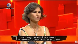 40 de intrebari cu Denise Rifai- Mama la 51 de ani! S-a simtit Ramona Badescu judecata de societate?