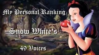 My Personal Ranking: Snow White's Voices