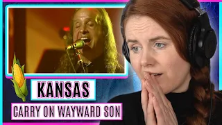 Vocal Coach reacts to Kansas - Carry On Wayward Son HD (Live - 2009)