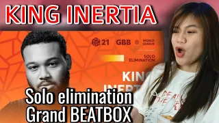 King Inertia 🇺🇸 I GRAND BEATBOX BATTLE 2021: WORLD LEAGUE I Solo Elimination I REACTION VIDEO