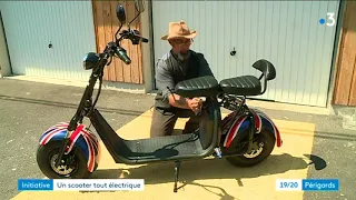 Le Dock Schepers, un scooter électrique conçu par un Périgourdin