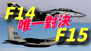 F-14 VS F-15, the battle of the century between panda and eagle