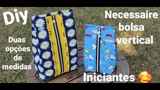 Diy/ NECESSAIRE VERTICAL & BOLSINHA