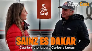 NOS VAMOS al DAKAR a vivir la VICTORIA de CARLOS SAINZ y LUCAS CRUZ con AUDI [Vlog]