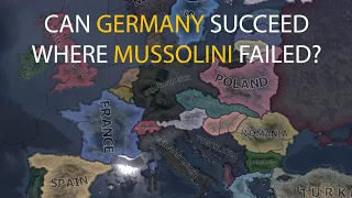 HOI4 Timelapse - What if Germany controlled all of Italy in WW2?