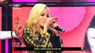 [Music Bank w/ Eng Lyrics] Ladies' Code - Bad Girl (2013.04.27)