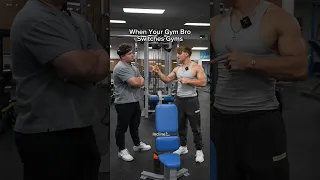 When Your Gym Bro Switches Gym😢 PART 1 #gym #fitness #viral #youtubeshorts #youtubeviral #shorts