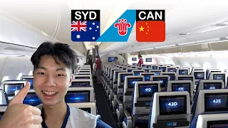 I Paid Only $__ From Sydney to China (China Southern Airlines A350 ECONOMY)