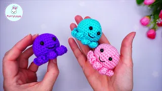 Crochet octopus. Crochet octopus/keychain in 25 minutes. Crochet toy.