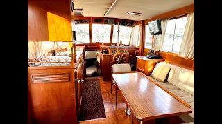 Grand Banks 36 Classic interior walkthrough