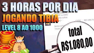 COMO FAZER DINHEIRO JOGANDO 3 HORAS POR DIA DE TIBIA *TODOS LEVEIS*