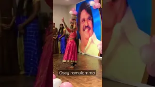 Osey ramulamma song dance performance| audience applause | snehanjali arts | vizag public library