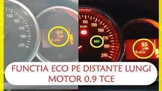 Consum 0.9 Tce mod ECO in afara orasului. Dacia Sandero Stepway