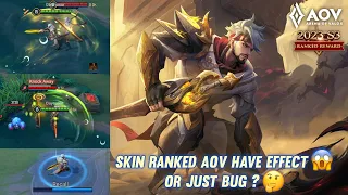 AOV New Skin Richter Ranked 2023-S3 | have effect?? is it real or just a bug?? - Arena of Valor