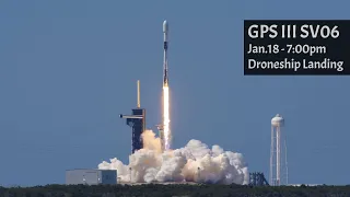 Launch of GPS III SV06
