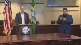 Mayor Ted Wheeler, PPB Chief Chuck Lovell press conference, Oct 12, 2020