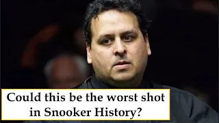 Could this be the worst shot in Snooker History? Championship League 2020/21