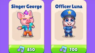 Running Pet Decoration Home Music Party event Singer George vs Officer Luna Gameplay Android ios