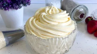 Сливочный Крем Дипломат / Пломбир для торта или эклеров // Pastry cream Diplomat for Cake