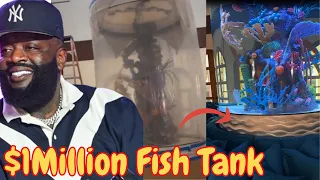 Rick Ross Shows Off His $1M Luxury Aquarium in His New TEXAS Mansion! 🐠
