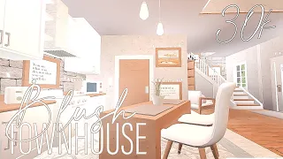 BLOXBURG SPEED BUILD | Warm Blush Townhouse  | 34k Bonnie Builds inspired by @frenchrxses