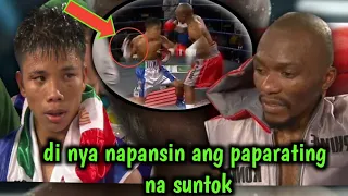 Batang Pinoy, dumayo at nakipagbasagan ng mukha sa beteranong African Boxer