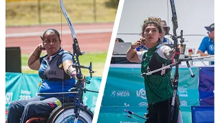 Maria Monica Daza v Cathia Valdez – recurve women open gold | Santiago 2022 Para Pan American Champs