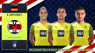 RECONSTRUYENDO AL BORUSSIA DORTMUND II con JUGADORES COSTARRICENSES | FIFA 22