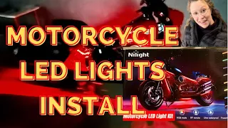 Nilight Motorcycle LED Light Kit: Install & Review