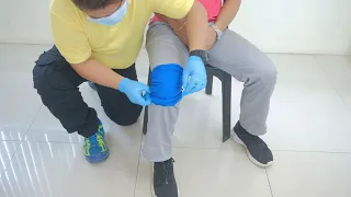 Knee Injury open wound