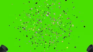 Celebration green screen with sound effect // birthday celebration green screen // Chroma key