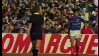 Bulgarie France (commentaire francais) 1985 Match éliminatoire coupe du monde 1986